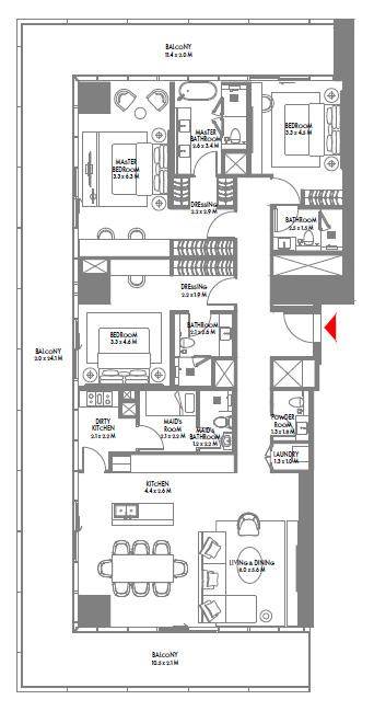 3-Bedroom Residences
